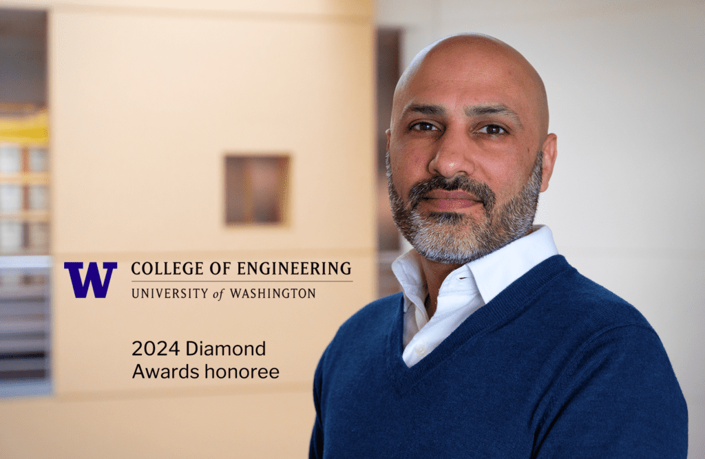 Shivang Dave, University of Washington College of Engineering 2024 Diamond Award honoree