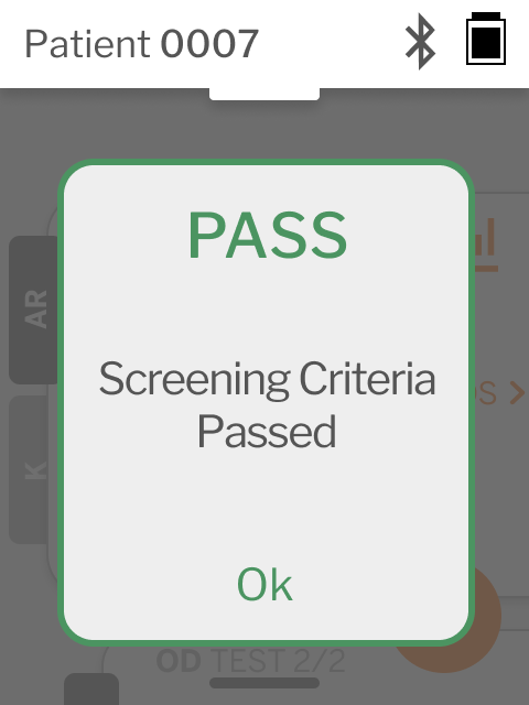 QuickSee Free showing screening pass