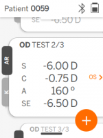 Screenshot of QuickSee Free Pro results display